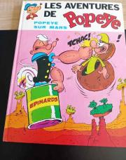 livre les aventures de popeye popeye sur mars